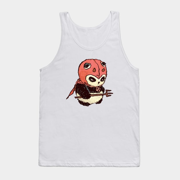 Devil Panda Tank Top by jesse.lonergan